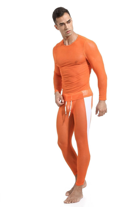 Breathable Mesh Long Sleeve Top loungewear