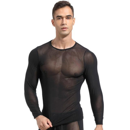 Breathable Mesh Long Sleeve Top loungewear