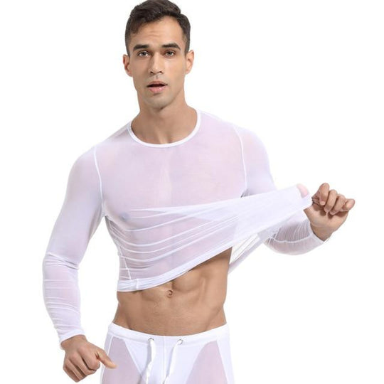 Breathable Mesh Long Sleeve Top loungewear