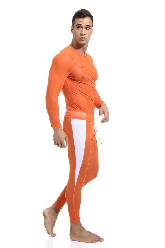 Breathable Mesh Long Sleeve Top loungewear