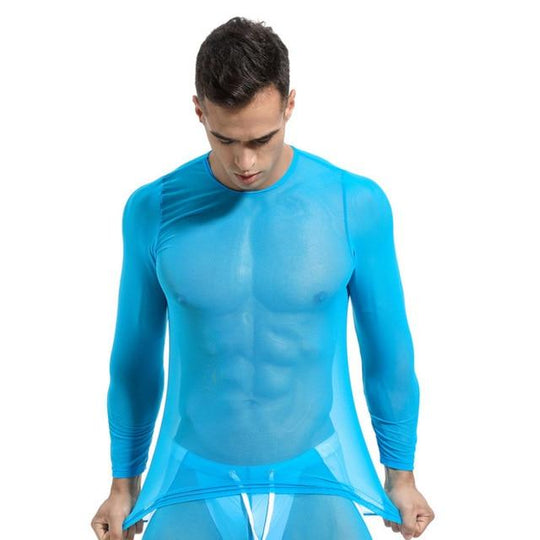 Breathable Mesh Long Sleeve Top loungewear