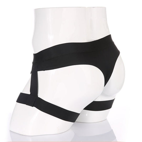 Buns Out Thong with Leg Garter underwear