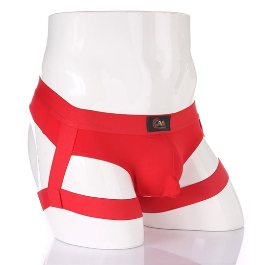 Buns Out Thong with Leg Garter underwear