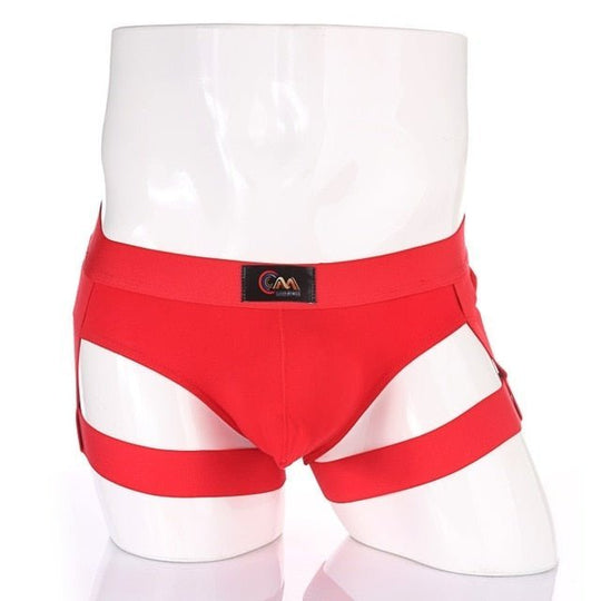 Buns Out Thong with Leg Garter underwear