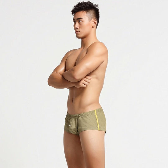 Men's Sexy Underwear - Buttoned Lounge Boxer Shorts – Oh My!