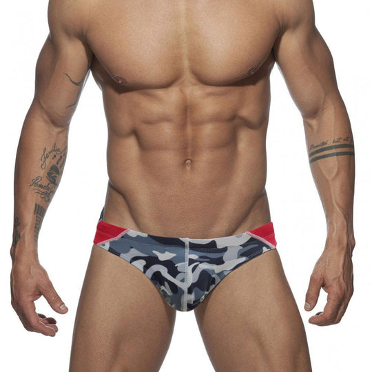 Sexy Men's Swimsuits - Color Flare Camo Swim Briefs – Oh My!