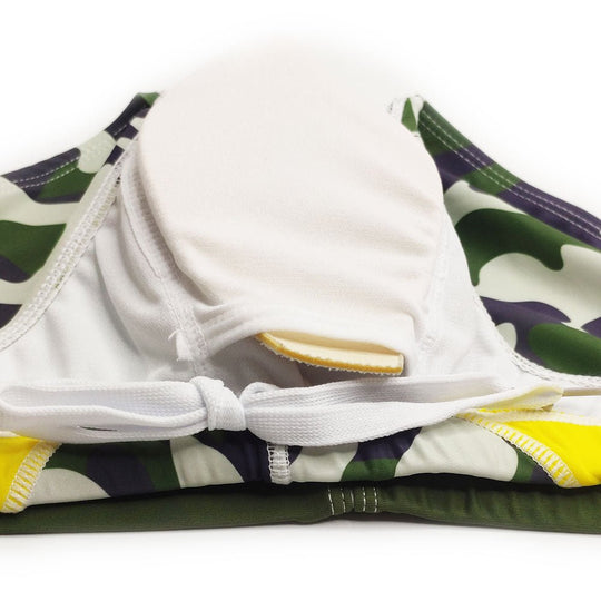 Color Flare Camo Swim Briefs - Oh My Underwear