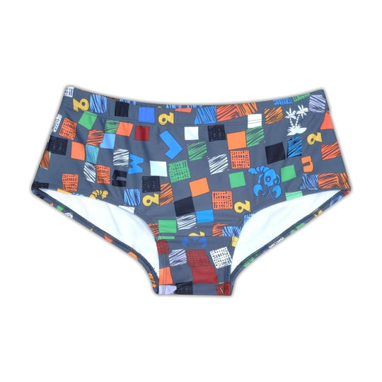 Color Square Swim Trunks - Oh My Underwear