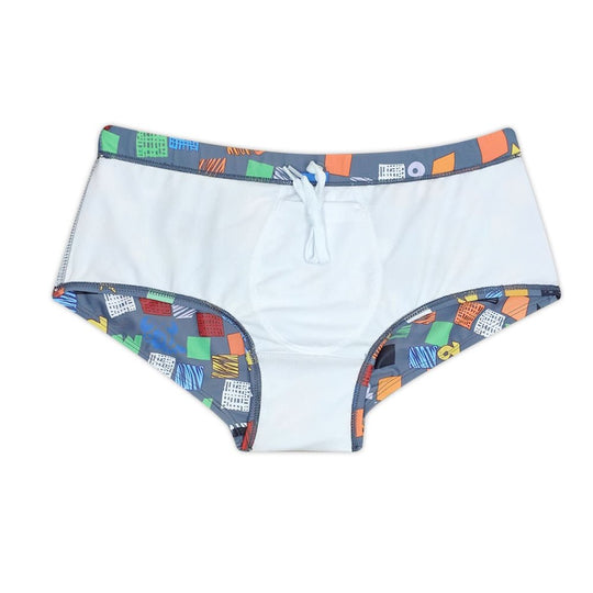 Color Square Swim Trunks - Oh My Underwear