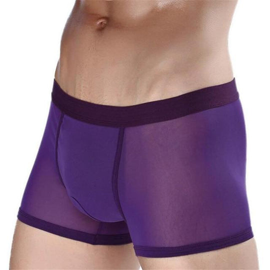 Men's Sexy Underwear - Cool Transparent Boxer Shorts – Oh My!