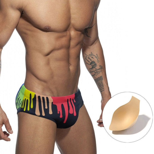 Crayon Graffiti Swim Briefs - Oh My Underwear