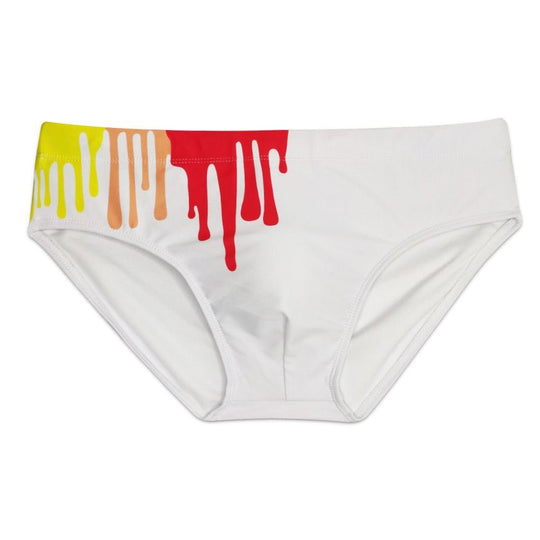 Crayon Graffiti Swim Briefs - Oh My Underwear