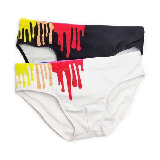 Crayon Graffiti Swim Briefs - Oh My Underwear