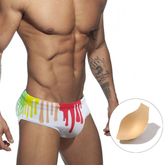 Crayon Graffiti Swim Briefs - Oh My Underwear