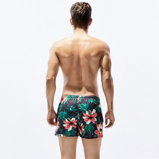 Dark Floral Board Shorts - Oh My Underwear