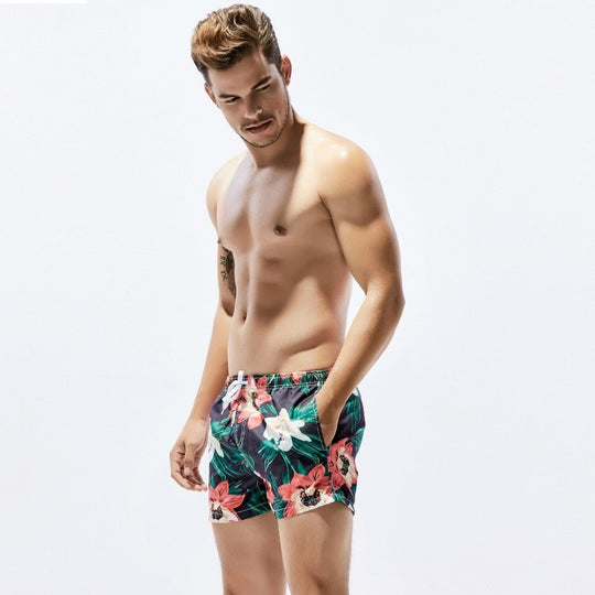 Dark Floral Board Shorts - Oh My Underwear