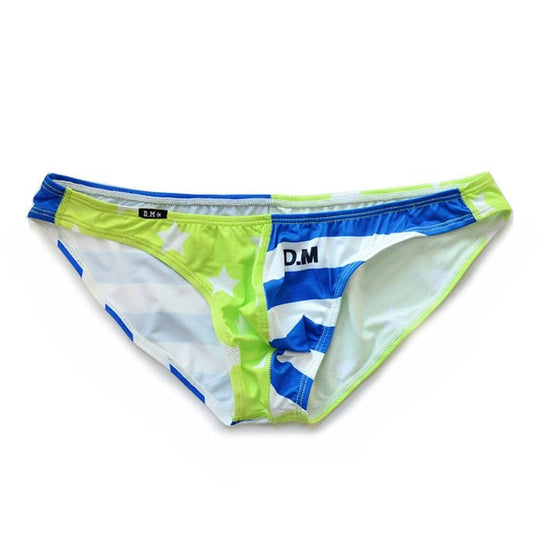 Sexy Men’s Swimsuits - Desmiit Stars + Stripes Ultra Thin Swim Briefs ...