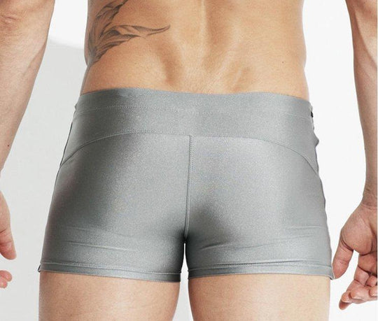 Desmiit Color Tie Square Cut Swim Briefs swimwear