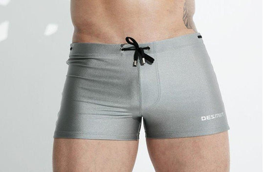 Desmiit Color Tie Square Cut Swim Briefs swimwear