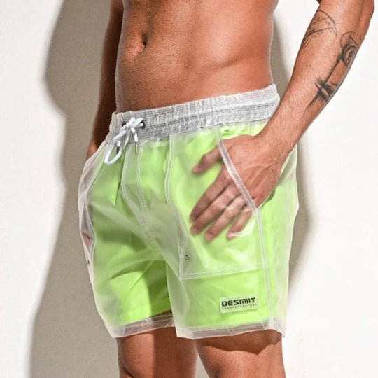 Desmiit Plastic Double Layered Board Shorts - Oh My!