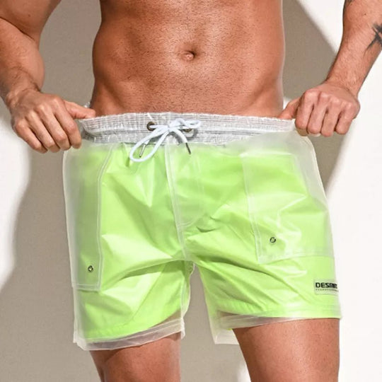 Desmiit Plastic Double Layered Board Shorts - Oh My!