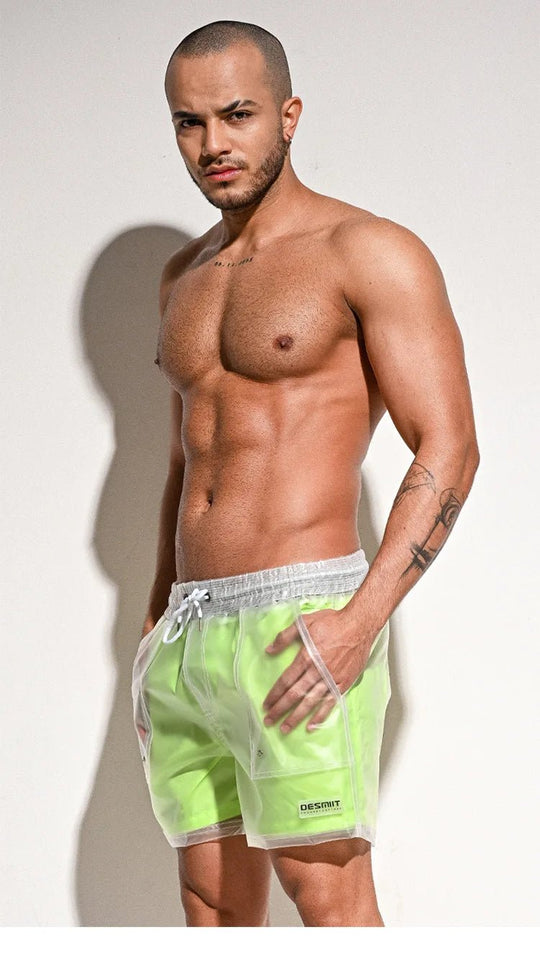 Desmiit Plastic Double Layered Board Shorts - Oh My!