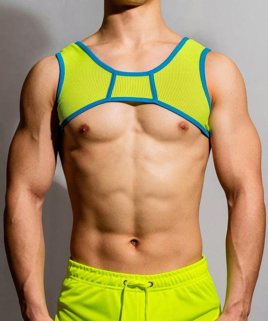 DM Passion Neon Mesh Harness - Oh My Underwear