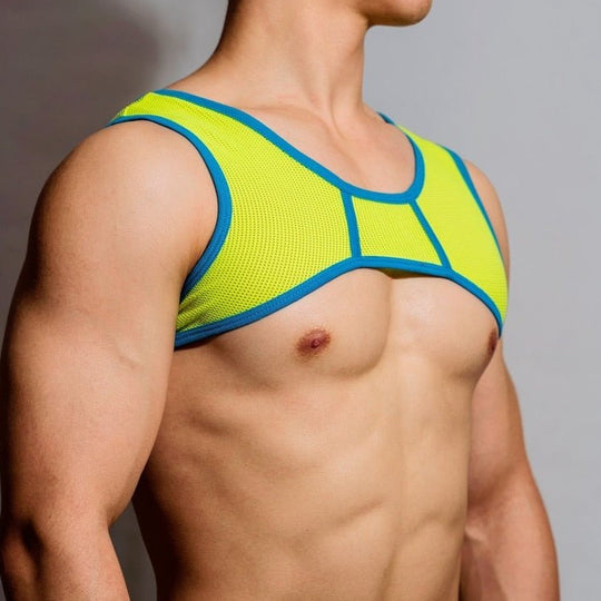 DM Passion Neon Mesh Harness - Oh My Underwear