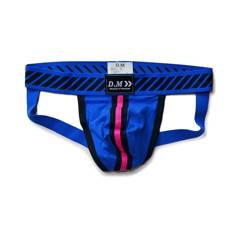 Men’s Sexy Underwear - DM Racing Stripe Jockstrap – Oh My!