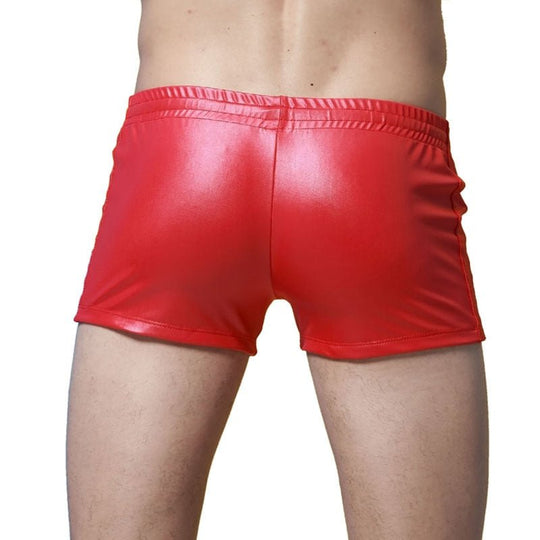 Faux Leather Swim Trunks - Oh My Underwear