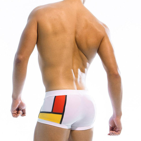 Frank Lloyd Wright Art Deco Swim Trunks swimwear