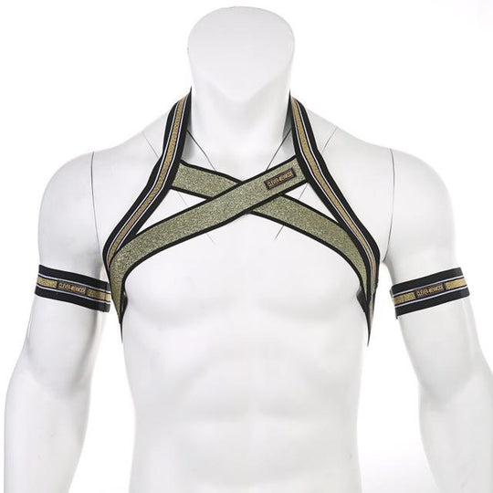 Gold Cross Harness underwear
