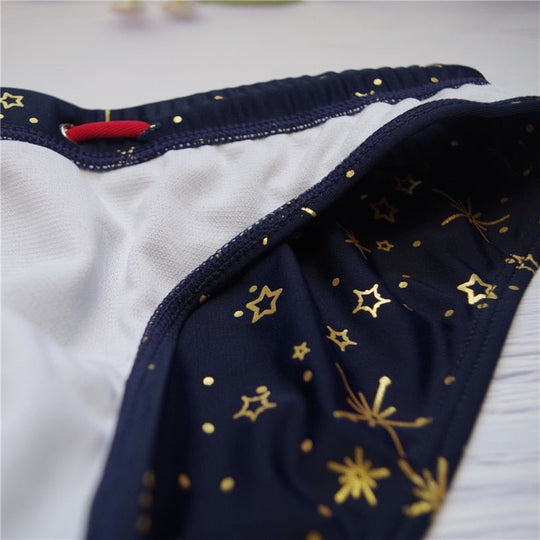 Gold Stars Swim Briefs - Oh My Underwear