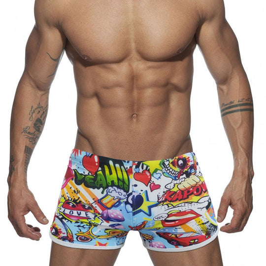 Graffiti Explosion Swim Trunks - Oh My Underwear