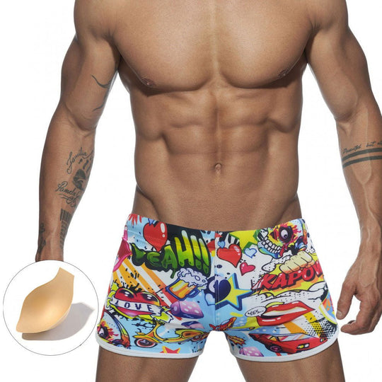 Graffiti Explosion Swim Trunks - Oh My Underwear