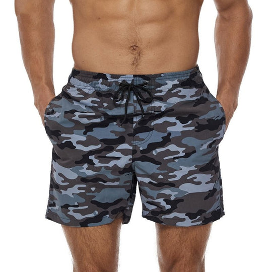 Grey Camo Board Shorts - Oh My Underwear