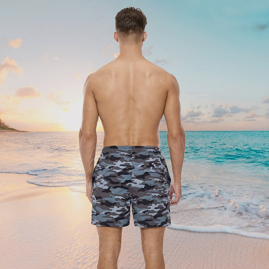Grey Camo Board Shorts - Oh My Underwear