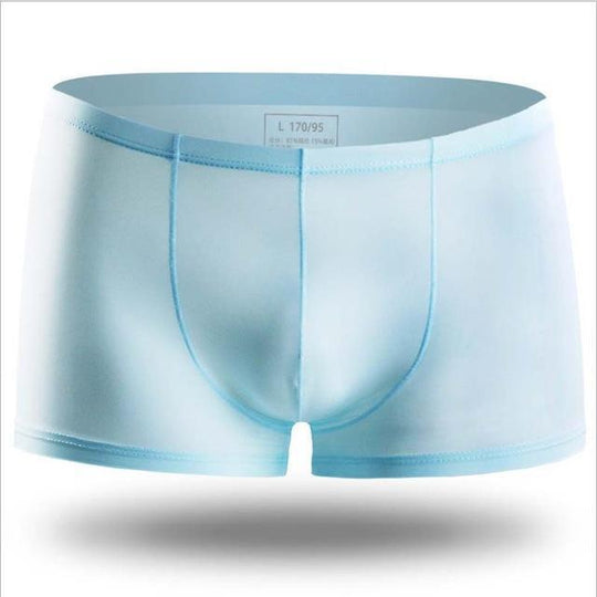 New Toot 432 Men's Sexy Underwears Boxers Brief Blue And White