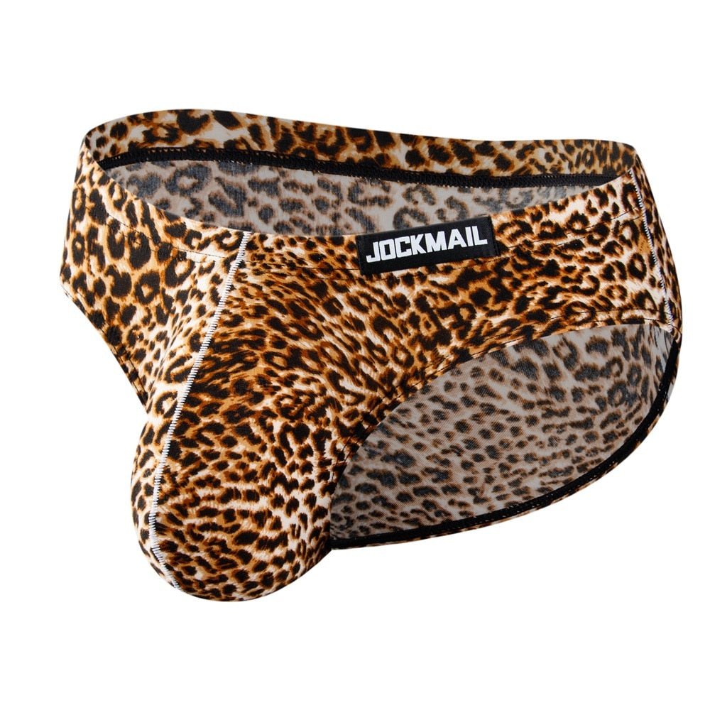 Men’s Sexy Underwear - Jockmail Animal Print Briefs 4-Pack – Oh My!
