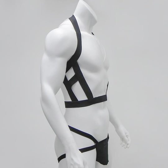 Jockstrap + Intercostal Chest Harness harness