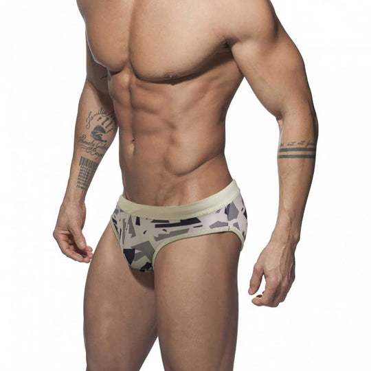 Matte Camo Swim Briefs - Oh My Underwear