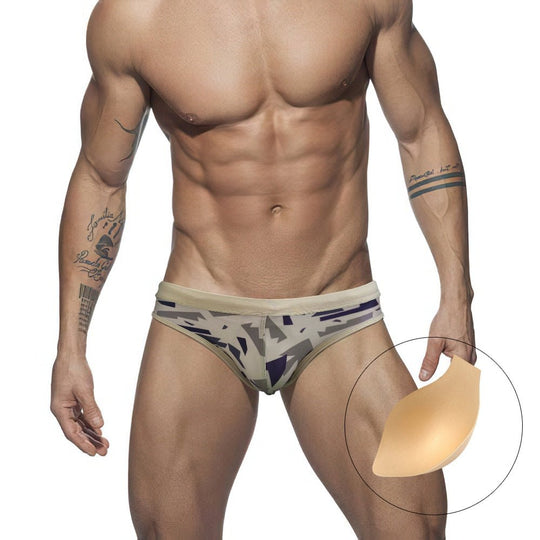 Matte Camo Swim Briefs - Oh My Underwear