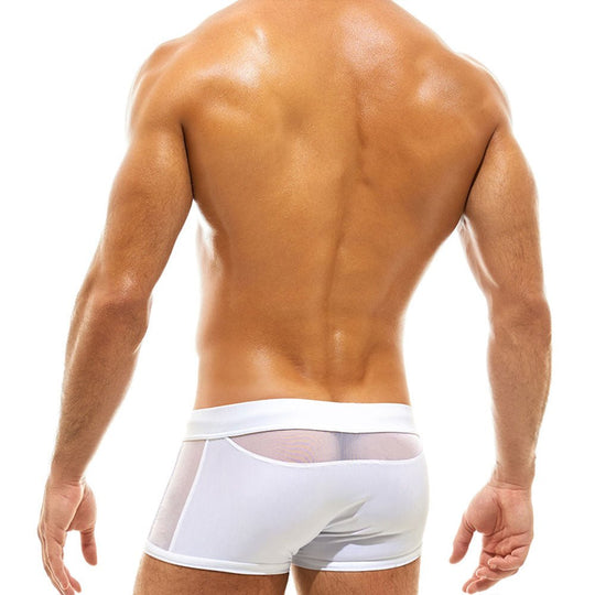 Mesh Peekaboo Swim Trunks - Oh My Underwear