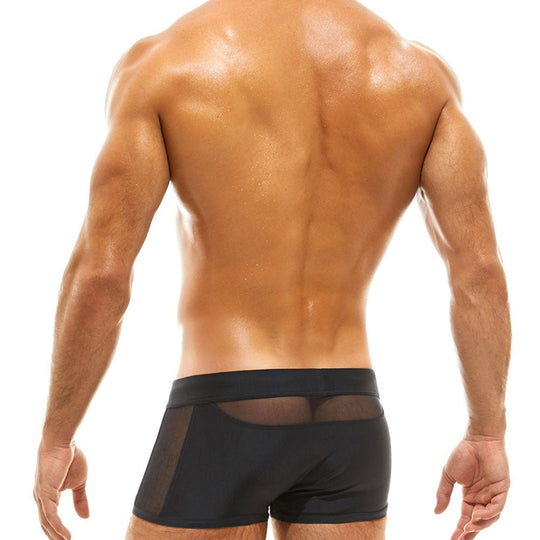 Mesh Peekaboo Swim Trunks - Oh My Underwear
