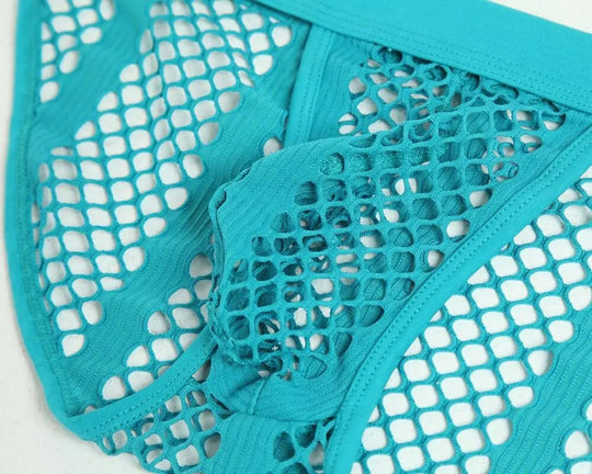 Mesh Striped Side Show Briefs - Oh My!