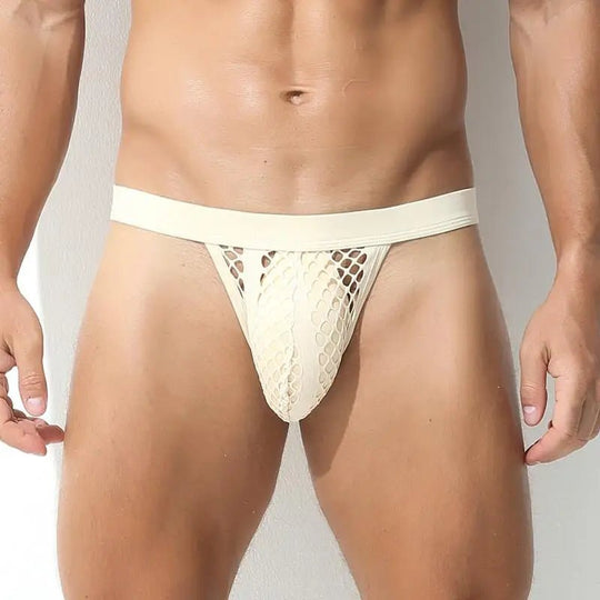 Mesh Striped Side Show Briefs - Oh My!