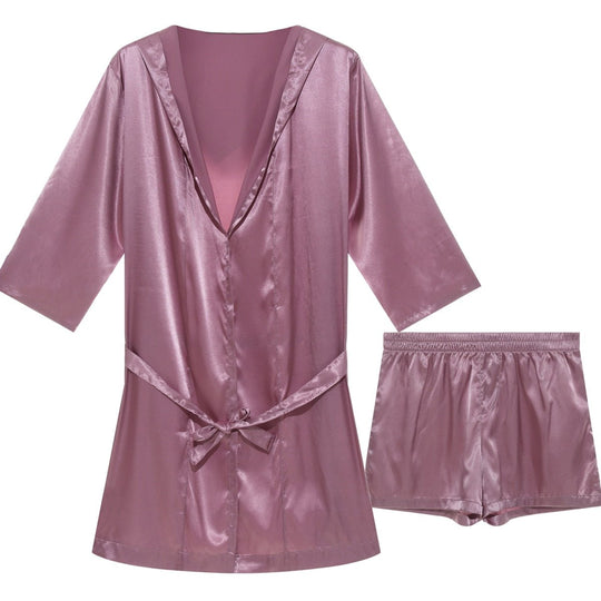 Metallic Hooded Robe + Boxers - Oh My Underwear