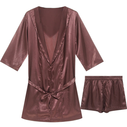 Metallic Hooded Robe + Boxers - Oh My Underwear