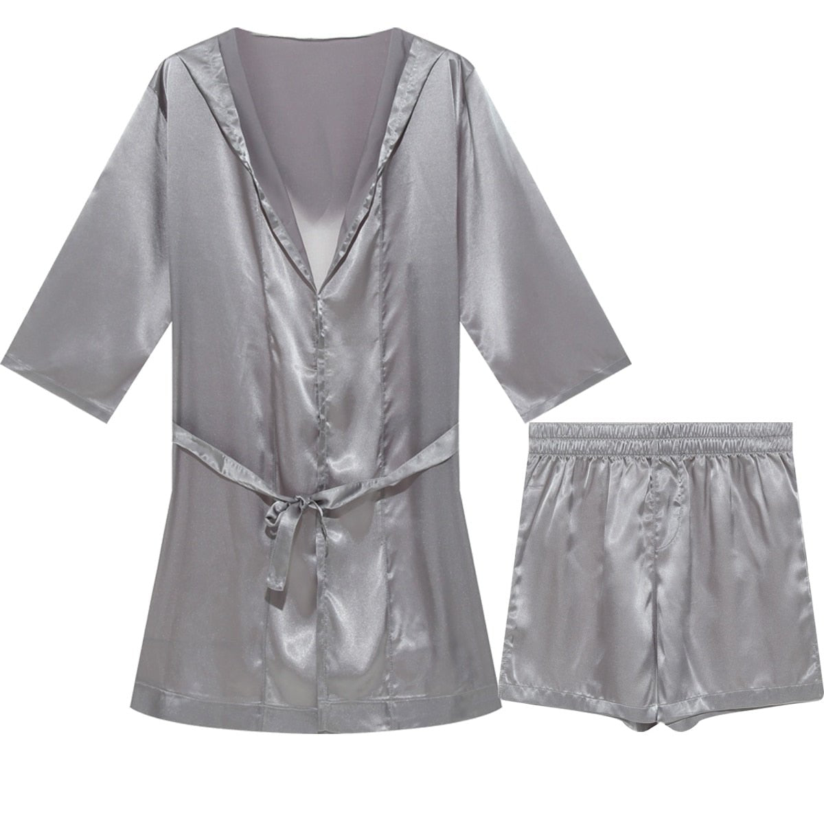 Men’s Sexy Underwear - Metallic Hooded Robe + Boxers – Oh My!