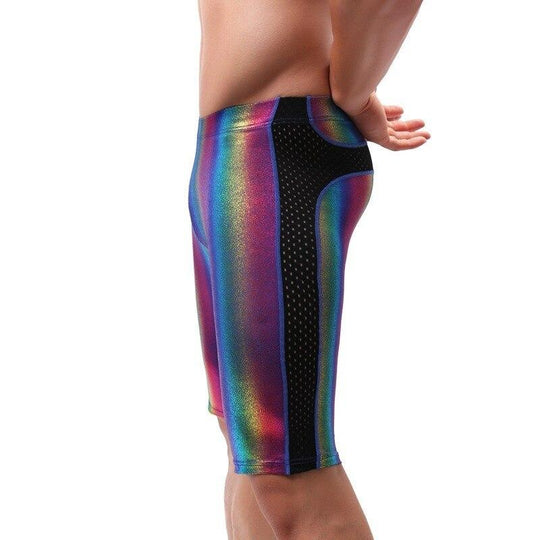 Metallic Rainbow Capri Shorts - Oh My Underwear